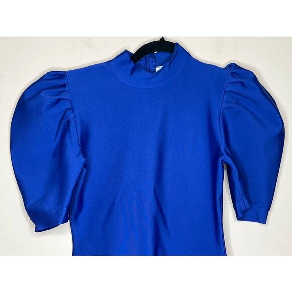 NWT Tiffany Houghton Blue TH Dress Body-Con SIZE LARGE - Picture 4 of 8